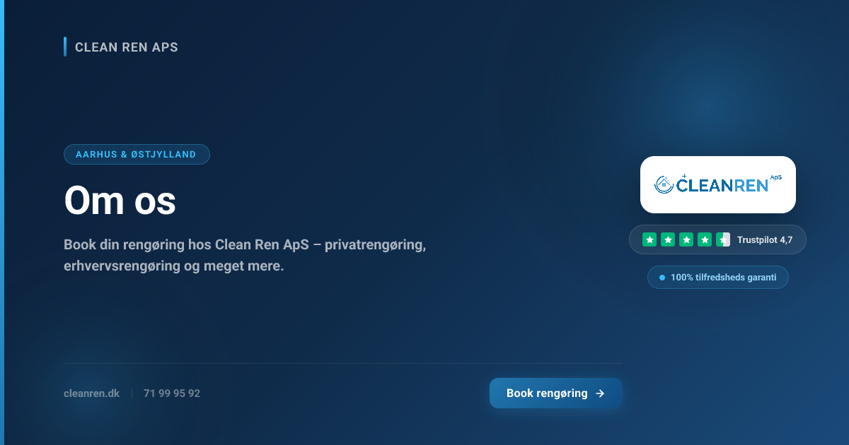 Om os | Clean Ren ApS
